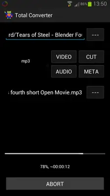 Video Converter ARMv5 Codec android App screenshot 0