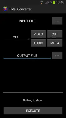 Video Converter ARMv5 Codec android App screenshot 1