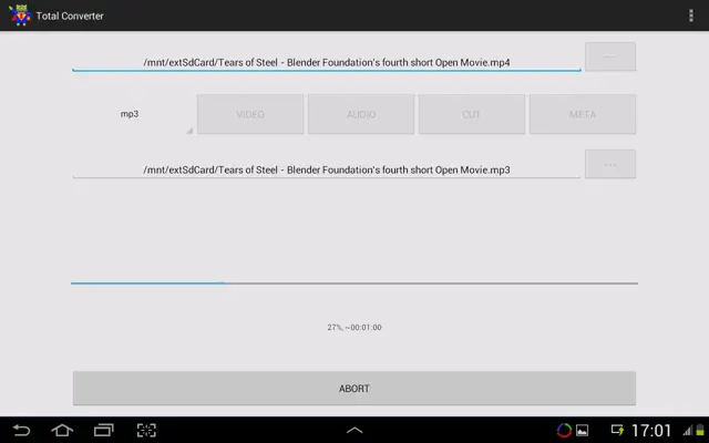 Video Converter ARMv5 Codec android App screenshot 5